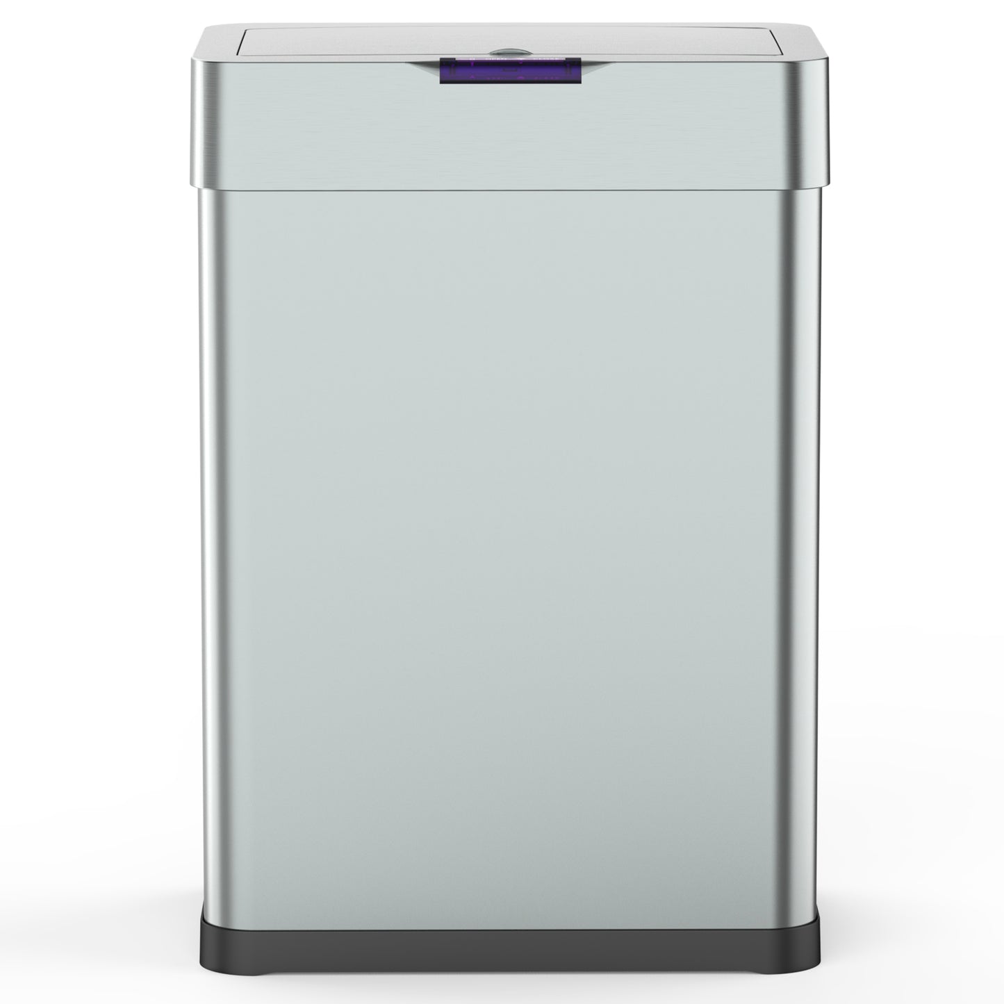 Poubelle de cuisine automatique design 60L DAYTONA en acier INOX avec cerclage