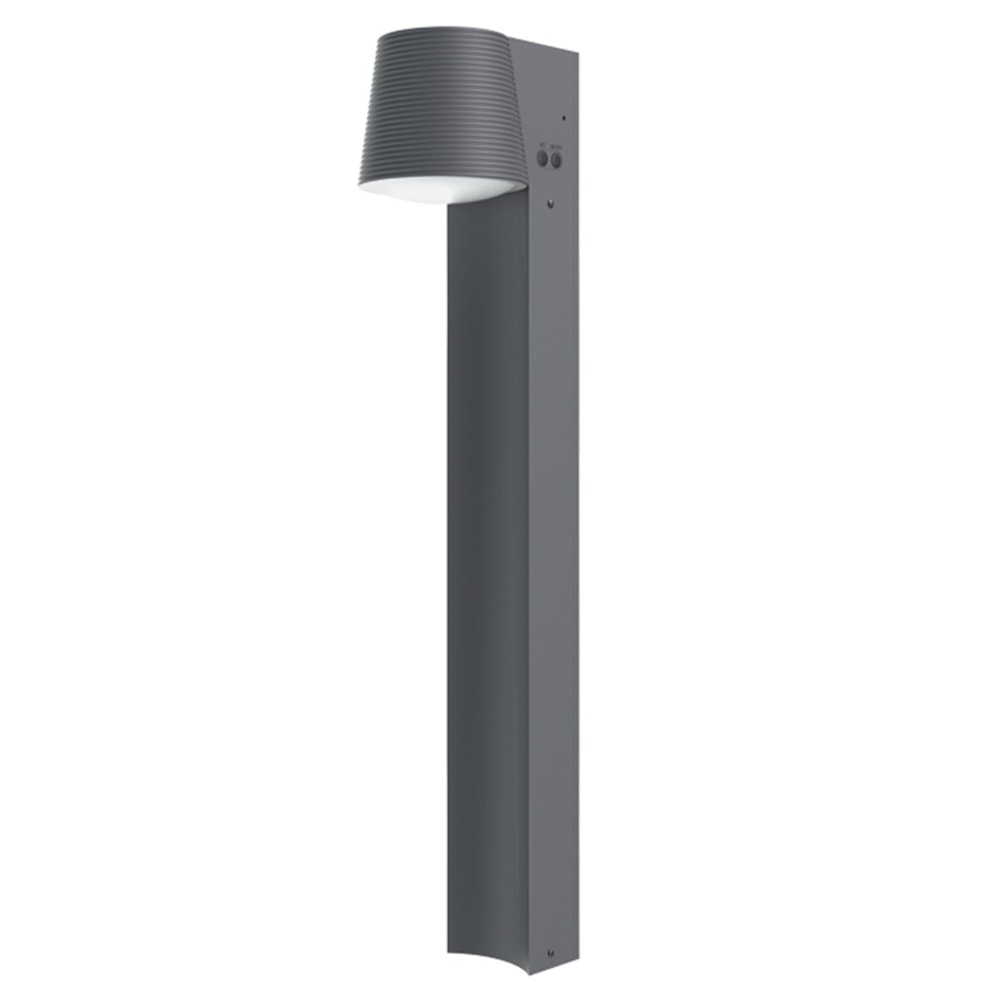 Balise solaire à fixer ou à planter LED blanc chaud/ froid SOLINE TALL H70cm