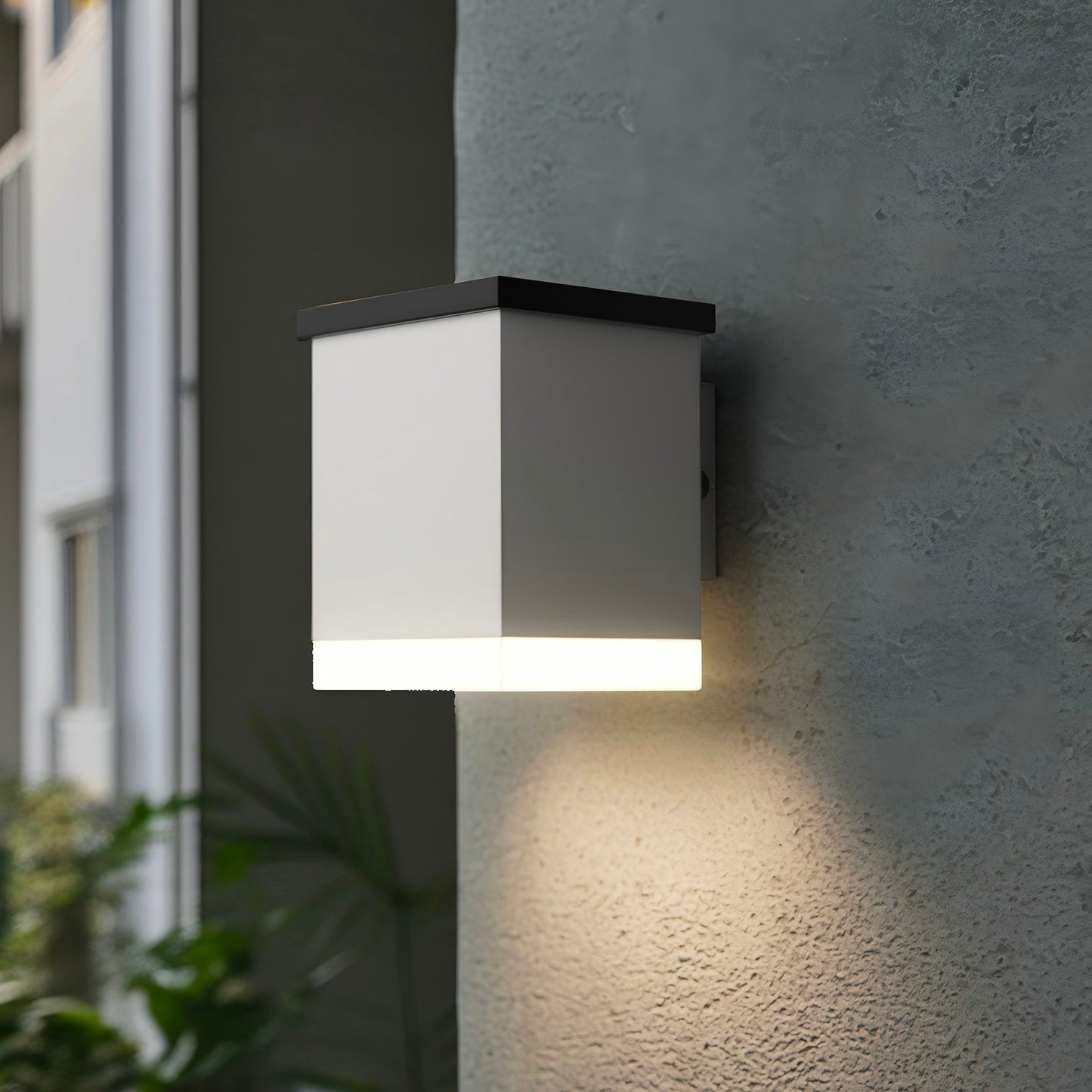 Applique murale solaire LED blanc chaud SUNBOX WHITE H11,5cm