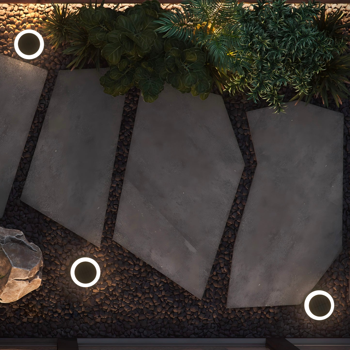 Spot solaire à fixer ou à piquer blanc chaud dimmable SOLIA SPIKE D16cm