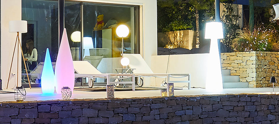 Lampadaire sans fil