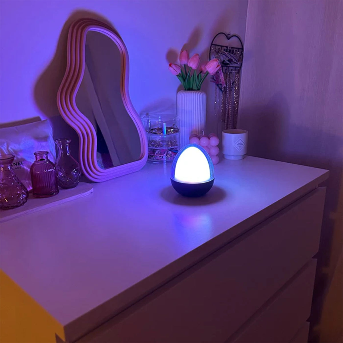 2 Lampe de table sans fil OVIE RGB H12CM