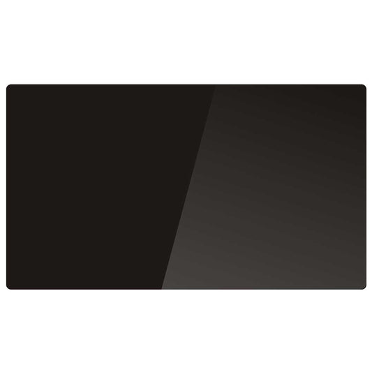 Schwarzer elektrischer Heizkörper mit trockener Trägheit KERAMIK-Block + GLAS-Fassaden-LCD-Bildschirm 1500W GLASS Standard NF