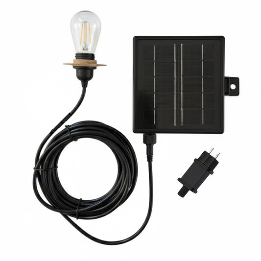 Câble solaire ENNA SOLAR LED intégrée longueur 5 mètres pour extérieur compatible avec nos abat-jour