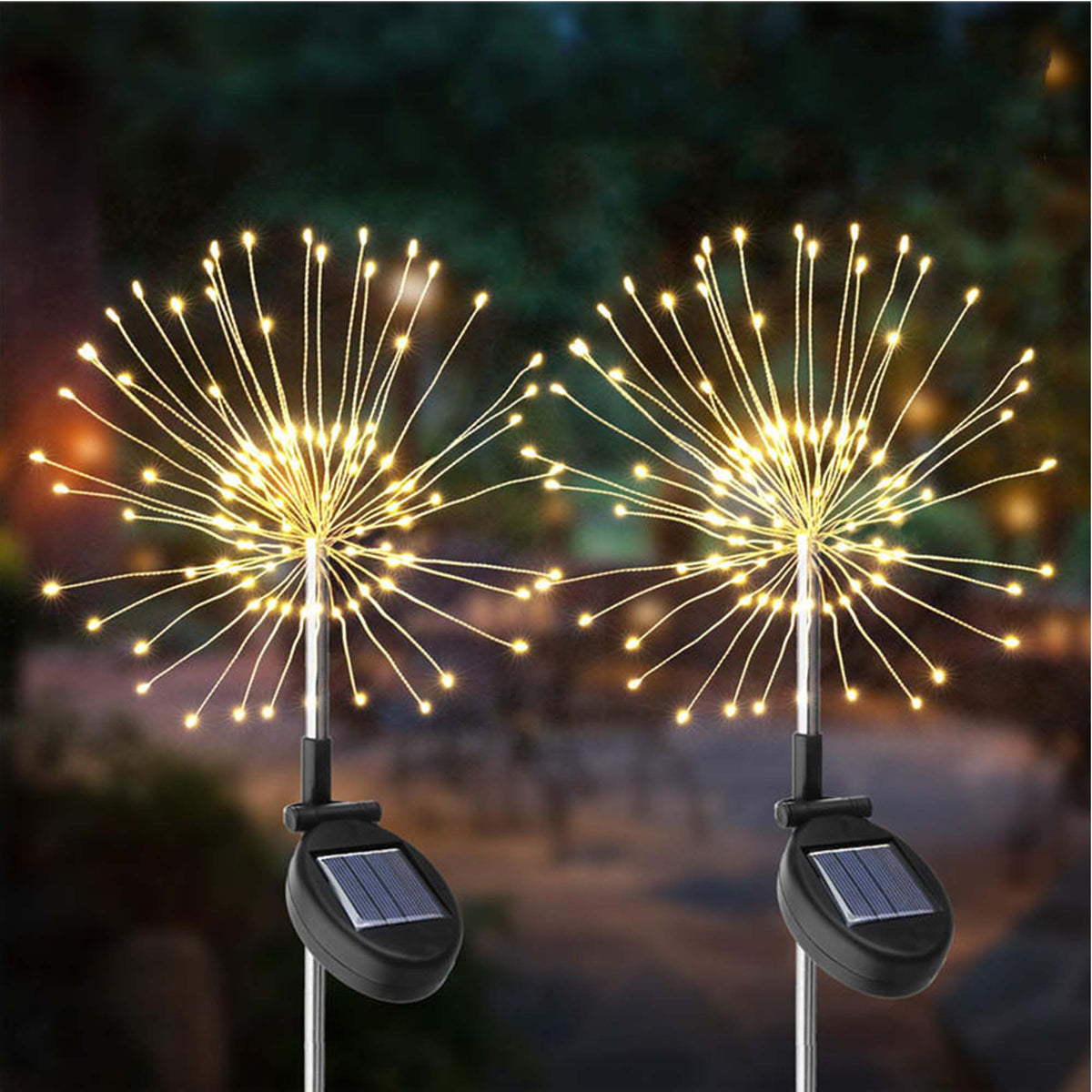 4 Balise solaire à piquer FIREWORKS H97CM