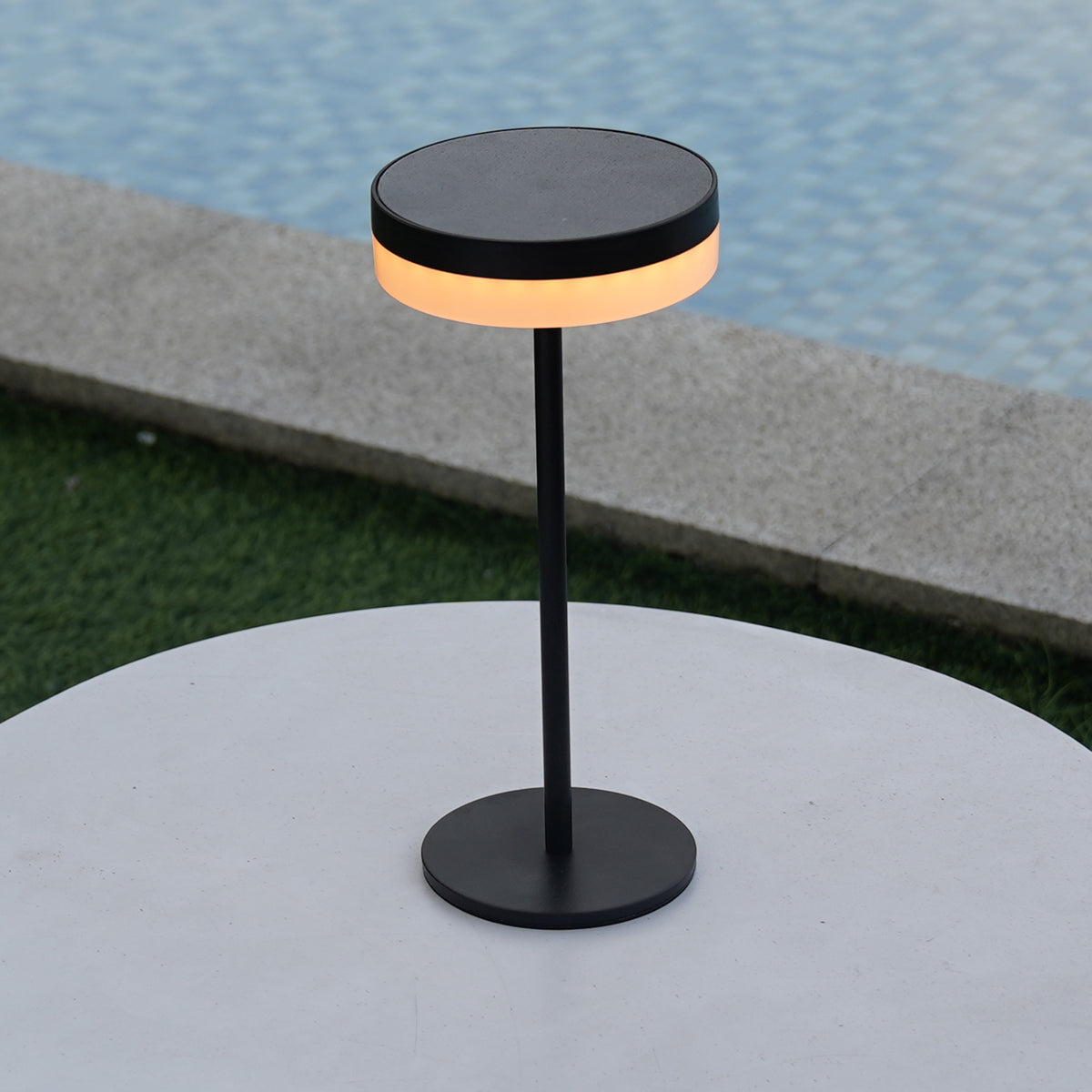 2 Lampe de table solaire VIVIA MINI H27CM