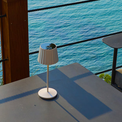Lampe de table sans fil LED blanc chaud ABBY WHITE H30cm