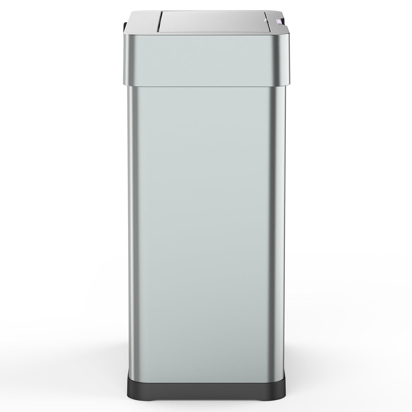 Poubelle de cuisine automatique design 60L DAYTONA en acier INOX avec cerclage