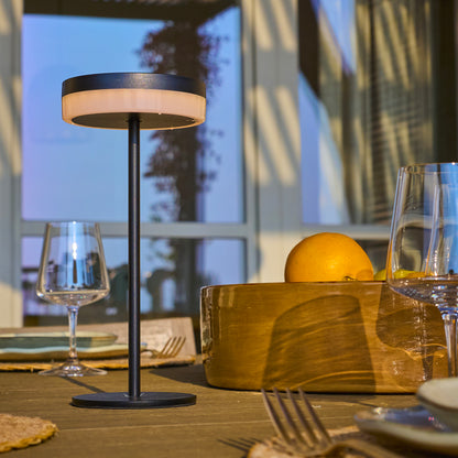 Lampe de table solaire LED blanc dimmable VIVIA MINI SOLAR H27cm
