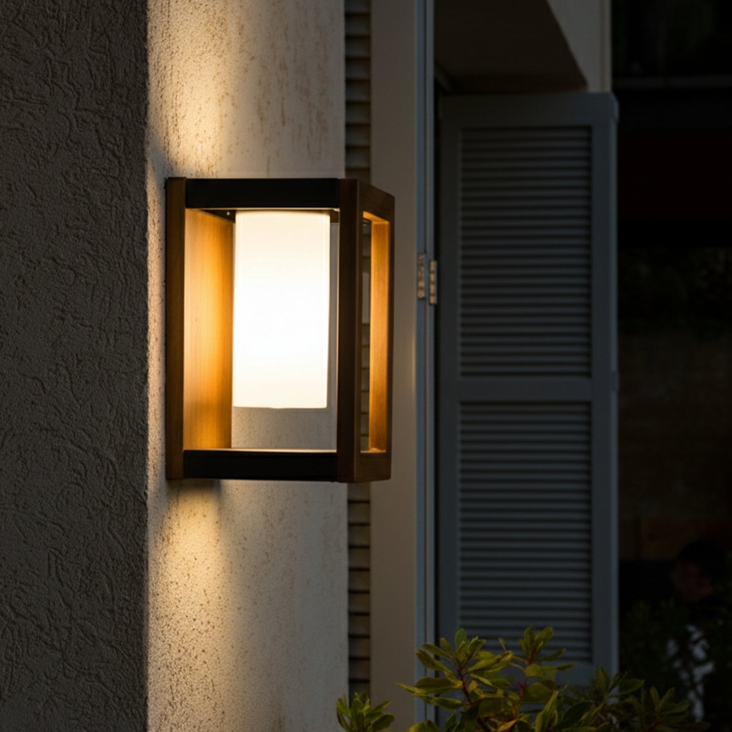 Applique murale décorative avec base LED solaire rechargeable LED blanc chaud SERAPHINA WALL H31cm