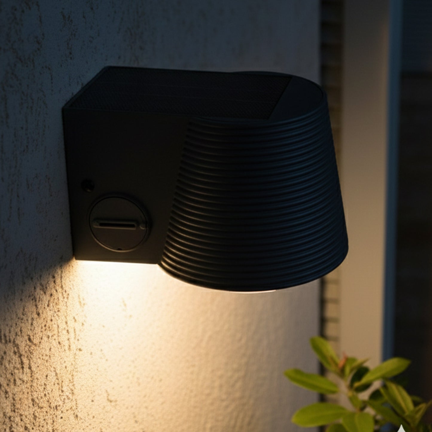 Applique murale solaire avec détecteur de mouvement LED SOLINE WALL blanc chaud/ froid H10.5cm