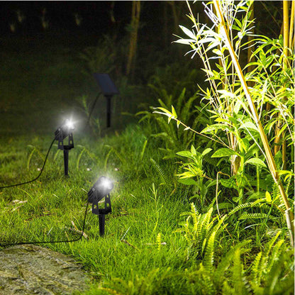8 Spot solaire connecté ROUNDY Blanc Froid 100LM