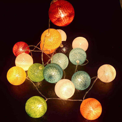 2 Guirlande solaire MIMY 10 boules 3.8M