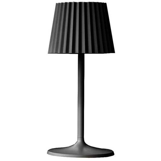 Lampe de table sans fil LED blanc chaud ABBY BLACK H30cm