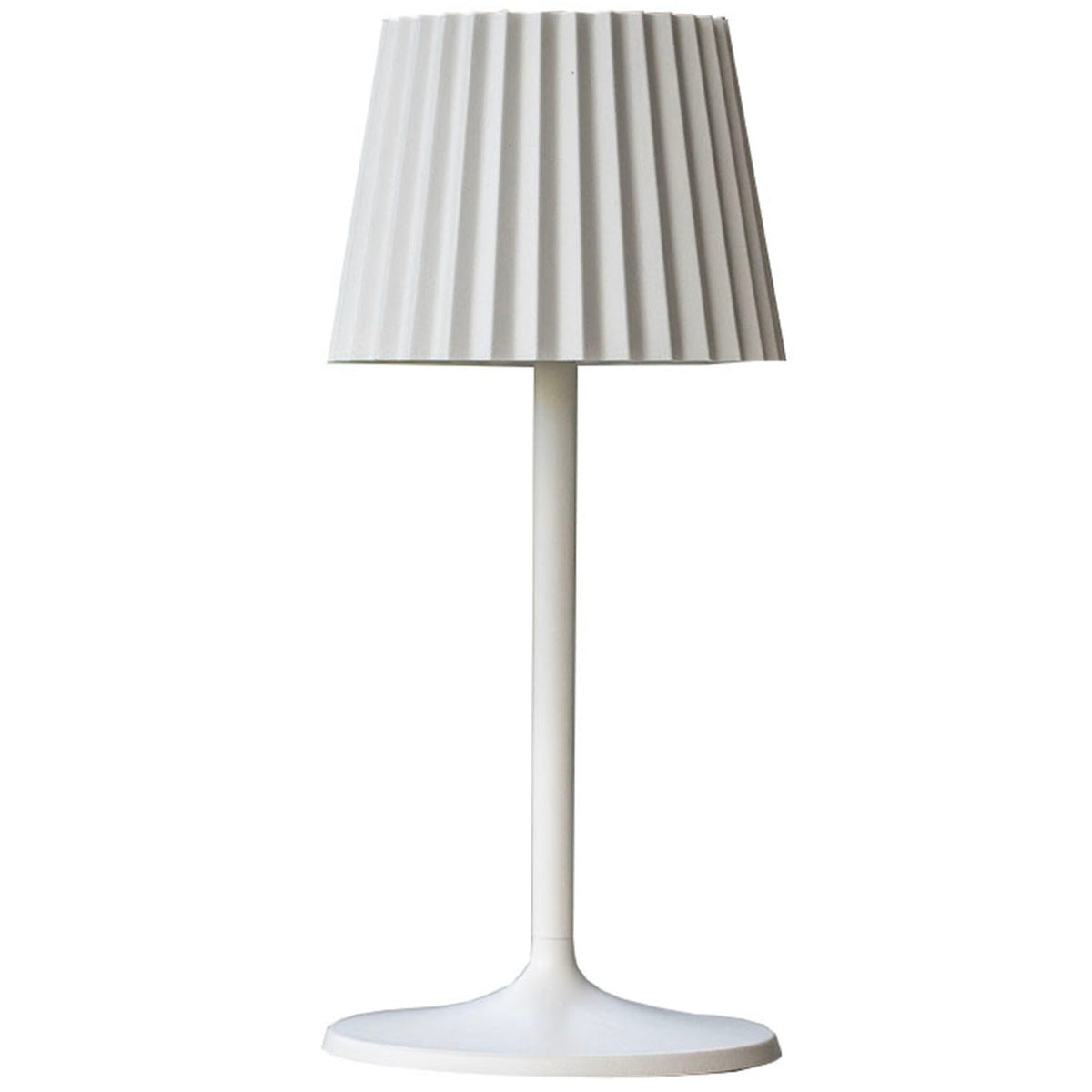Lampe de table sans fil LED blanc chaud ABBY WHITE H30cm