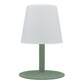 Akku-Tischleuchte Stahlfuß olivgrün LED warmweiß/weiß dimmbar STANDY MINI Olive H25cm