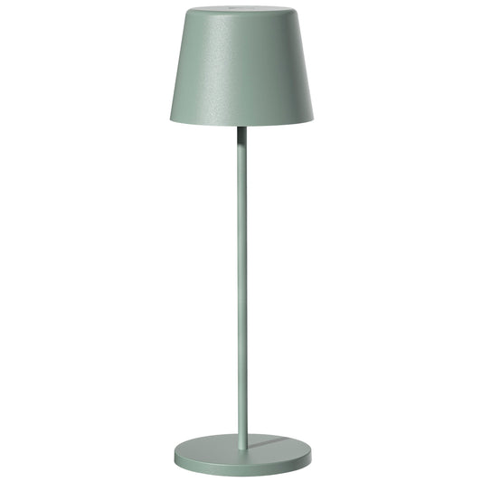 Lampe de table touch sans fil en aluminium vert KELLY OLIVE  LED blanc dimmable H38cm