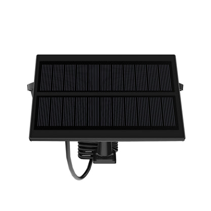 Lot de 2 Spots Solaires LED Puissants BRIGHTLY - Éclairage Blanc avec Détecteur de Mouvement, Orientables et Panneau Solaire Déporté, Parfaits pour Jardin, Terrasse et Extérieur