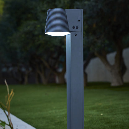 Balise solaire à fixer ou à planter LED blanc chaud/ froid SOLINE TALL H70cm