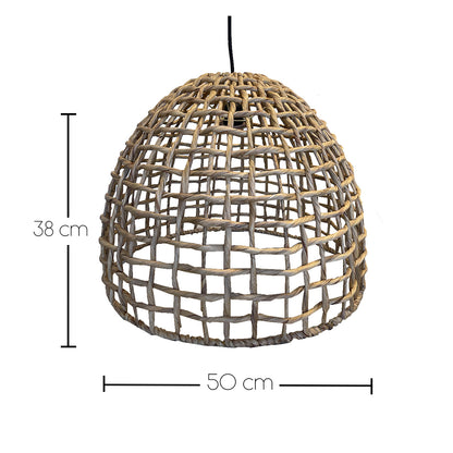 Suspension solaire AMADEO SOLAR en jacinthe d'eau avec câble hybride secteur et solaire 5m de longueur