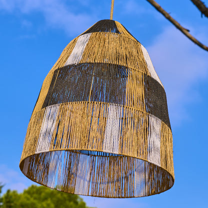 Abat jour naturel ZAHARA en corde naturelle style bohème H58cm pour monture électrique E27