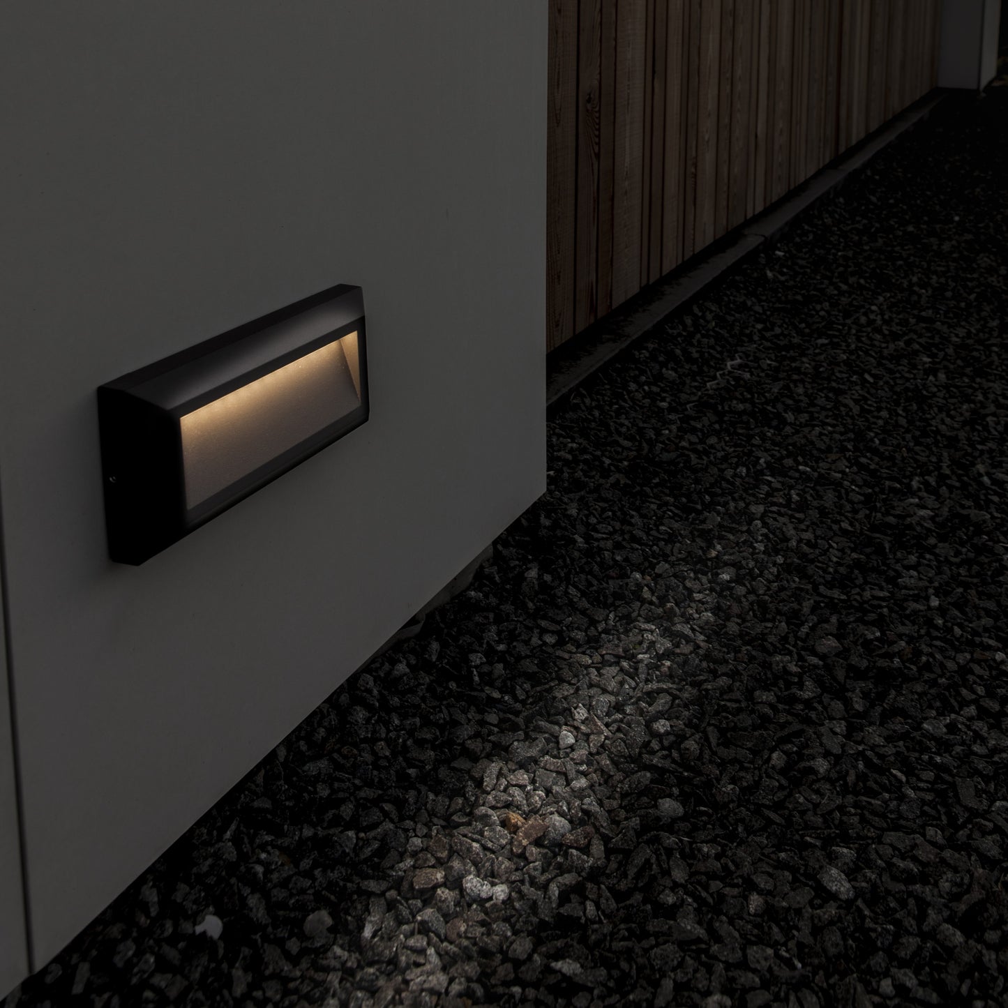 Applique murale d'extérieur sur secteur HELENA aluminium gris  LED blanc H10m