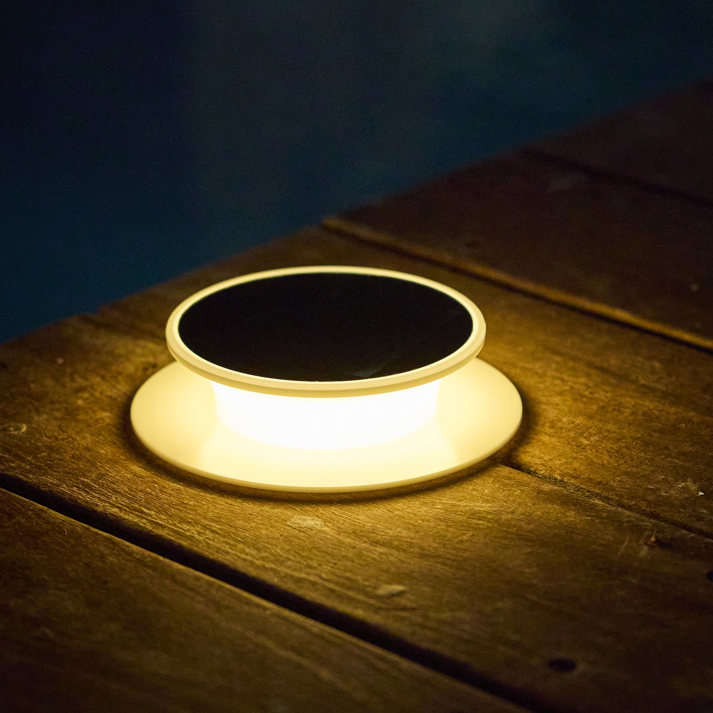 Spot solaire à fixer ou à piquer blanc chaud dimmable SOLIA SPIKE D16cm