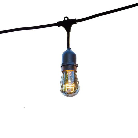 Guirlande lumineuse extérieure 10m avec 20 ampoules LED filament E27 blanc chaud MAFY LIGHT