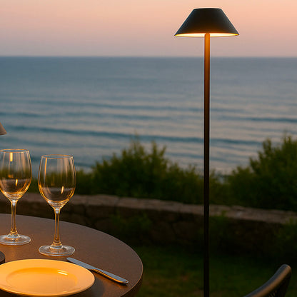 Lampadaire solaire sans fil en aluminium NERIO TALL H150cm