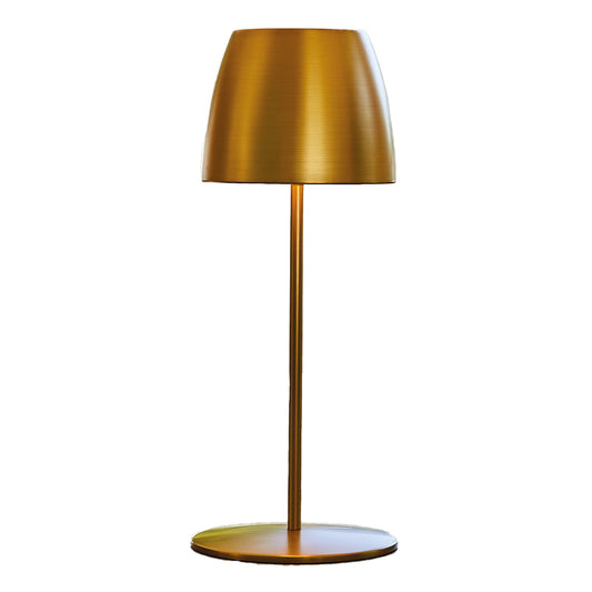 Lampe de table sans fil LED blanc chaud dimmable ORLUM H30cm dorée