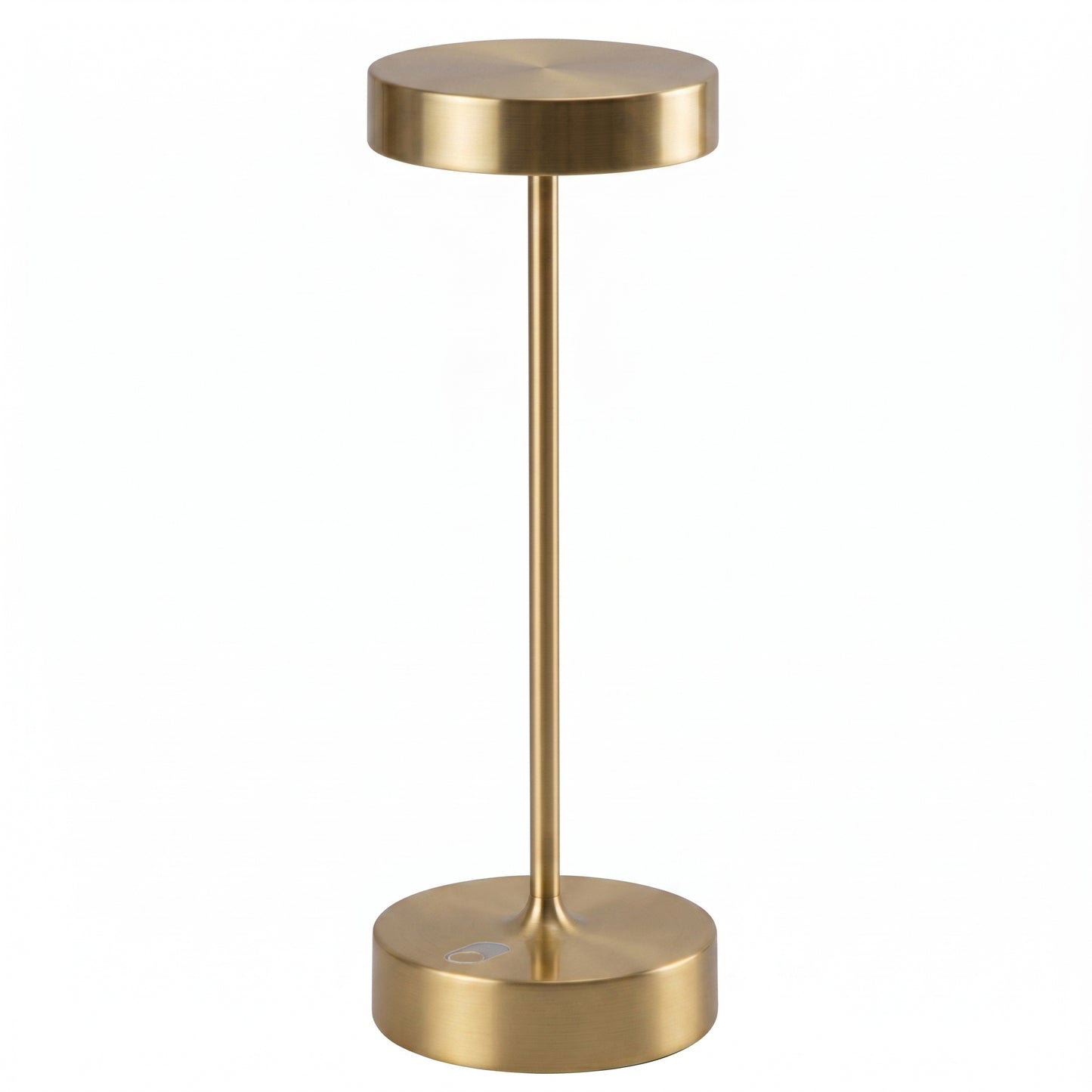 Lampe de table sans fil en aluminium doré LED blanc chaud dimmable SANDY PRO MATT GOLD H27 cm