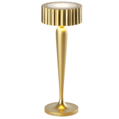 Lampe de table sans fil en aluminium doré LED TWIGGY GOLD H26 cm