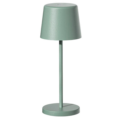 Mini lampe de table touch sans fil en aluminium vert LED KELLY MINI OLIVE blanc dimmable H22cm