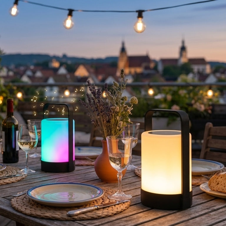 2 Lampe enceinte bluetooth NINA PLAY 3W