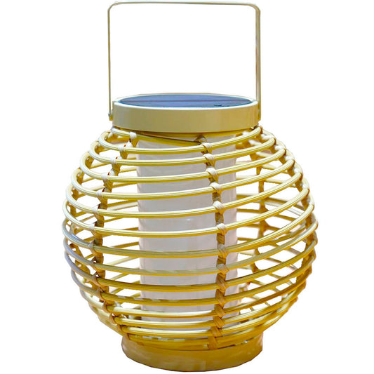 Lanterne solaire LED blanc BEEHIVE avec panneau solaire H26cm