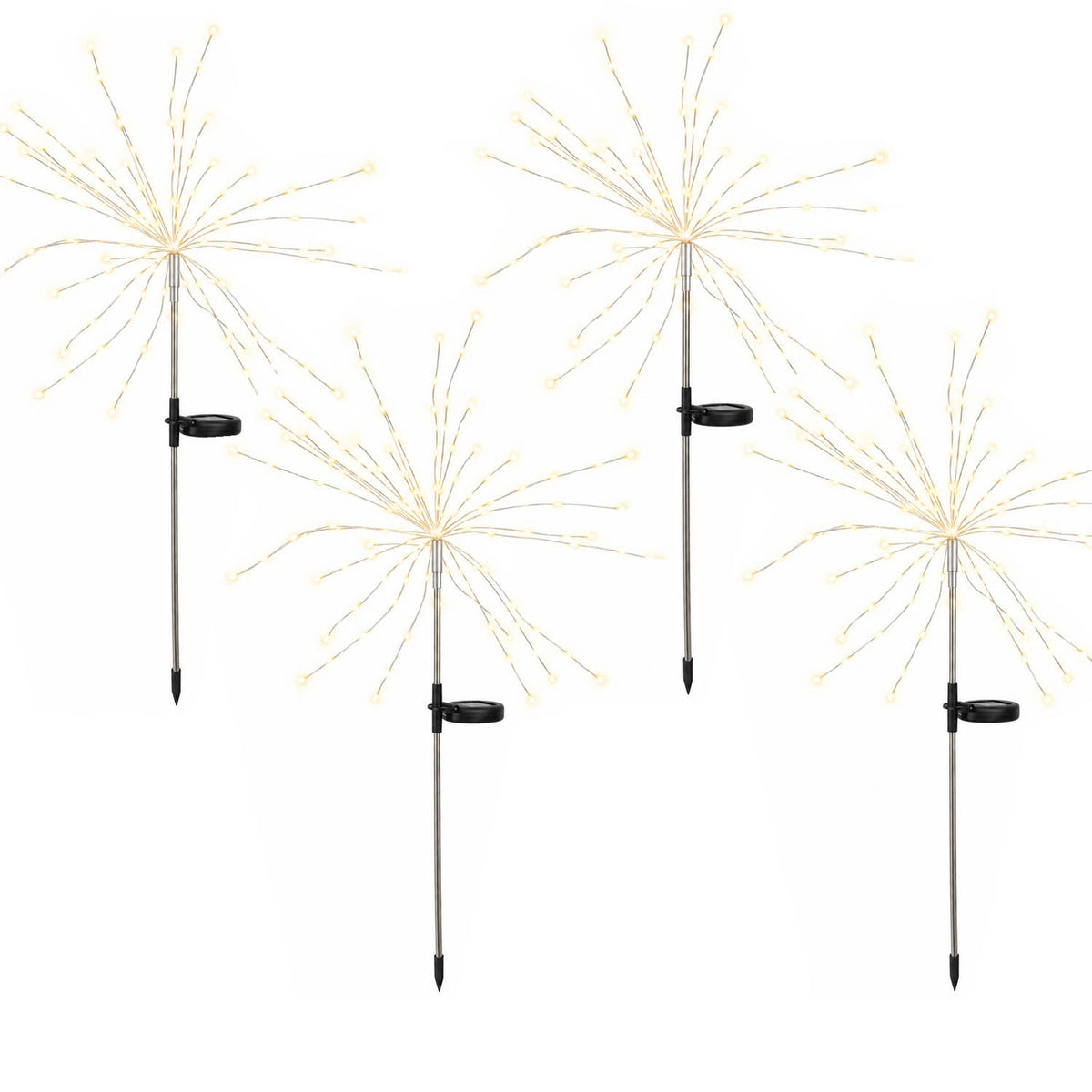 4 Balise solaire à piquer FIREWORKS H97CM
