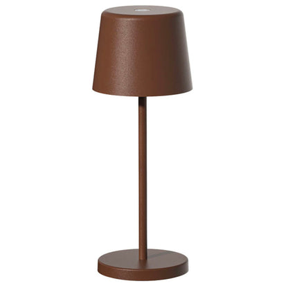 Mini lampe de table touch sans fil en aluminium bronze LED KELLY MINI VINTAGE blanc dimmable H22cm