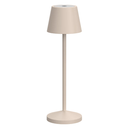 Lot de 9 lampes de table sans fil LED blanc chaud dimmable EMILY SAND H25cm avec plateau de chargement