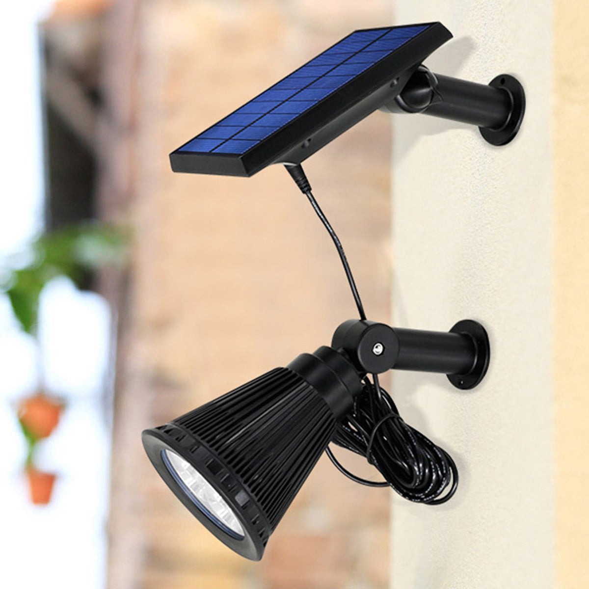 4 Spot solaire projecteur SPIKY AWAY 200LM