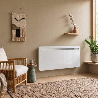 Elektrischer Trockenträgheitsheizkörper CAST IRON Block LCD-Bildschirm 2000W ASPEN NF Standard
