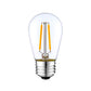 Lot de 10 Ampoule filament LED E27 blanc chaud XENA E27 S45 2W H10cm