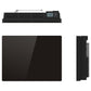 Schwarzer elektrischer Heizkörper mit trockener Trägheit KERAMIK-Block + GLAS-Fassaden-LCD-Bildschirm 1000W GLASS Standard NF