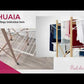 28M USHUAIA Multifunktions-Kleiderständer Wäscheständer Holzfarbe Große Kapazität