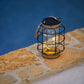 LEUCHTTURM Warmweiße Micro-LED Seilgriff dekorative Solarlaterne H20cm